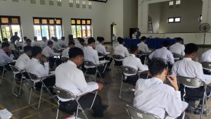 筆記試験の様子