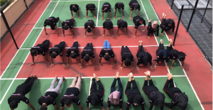 体力測定:腕立て伏せ